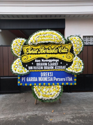 Papan Bunga Duka di Pondok Tinggi